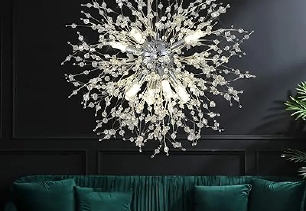 globe light chandelier